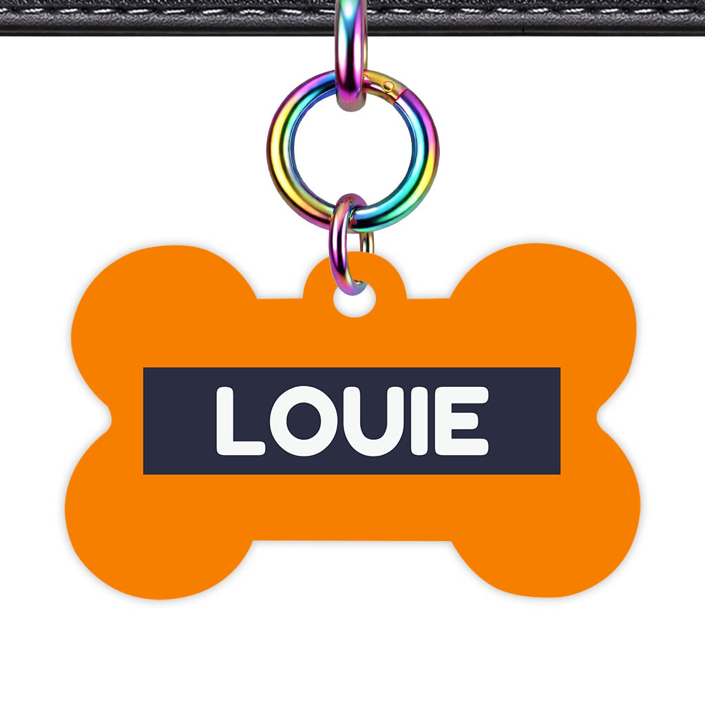 Orange Vibrance QR Smart Pet Id Tag (Dog Tag & Cat Tag)