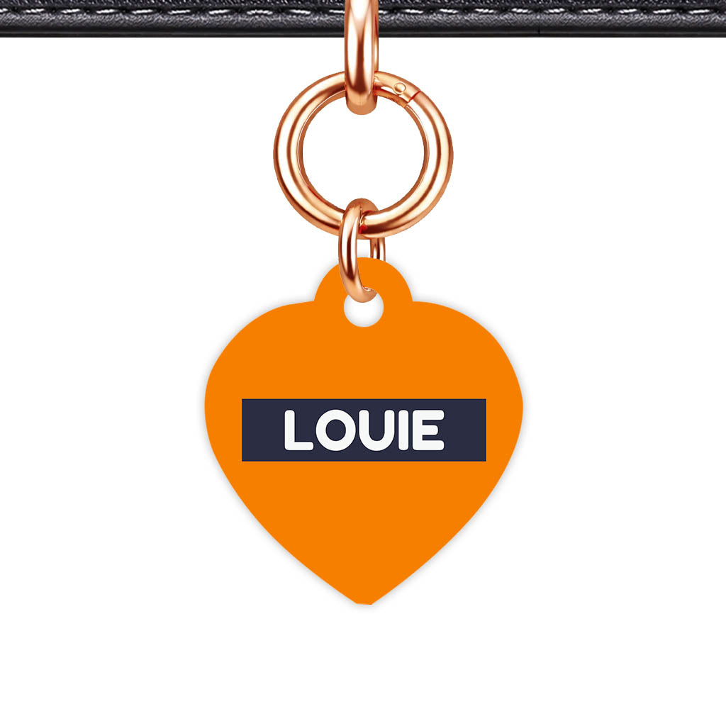 Orange Vibrance QR Smart Pet Id Tag (Dog Tag & Cat Tag)