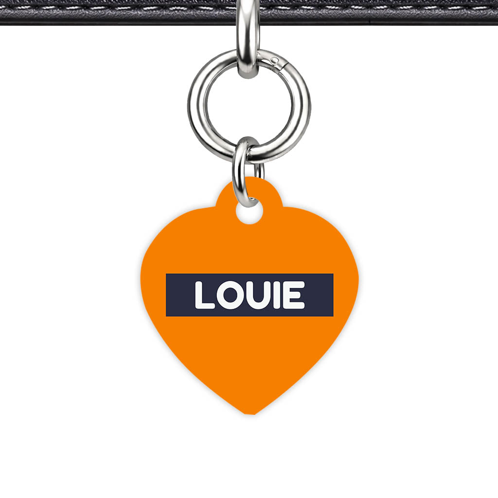 Orange Vibrance QR Smart Pet Id Tag (Dog Tag & Cat Tag)