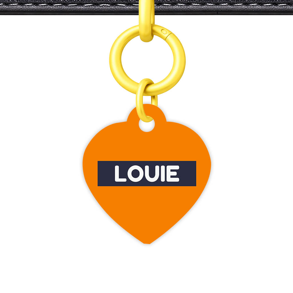 Orange Vibrance QR Smart Pet Id Tag (Dog Tag & Cat Tag)
