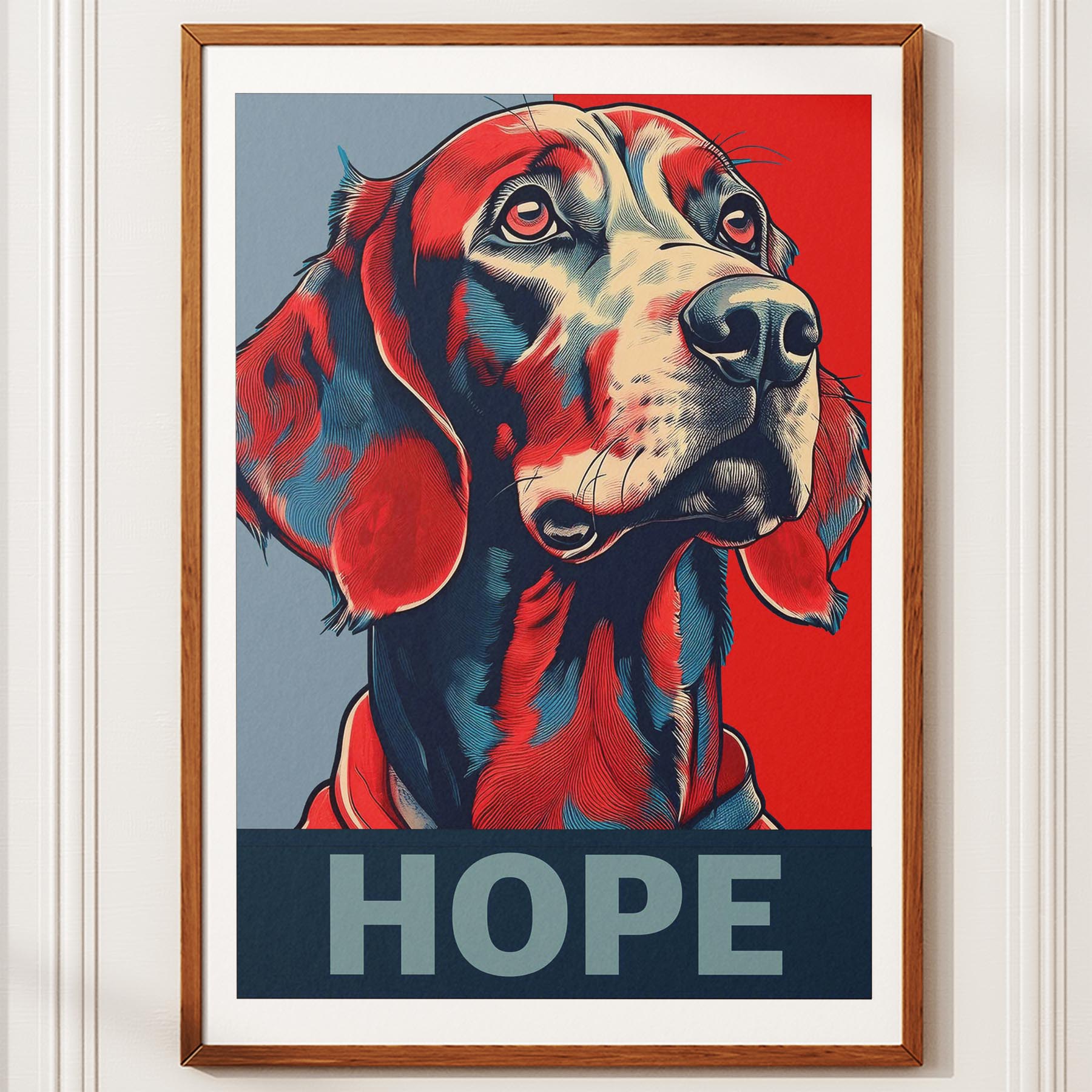 Irish Setter HOPE Series Inspired by the Obama Poster image 10