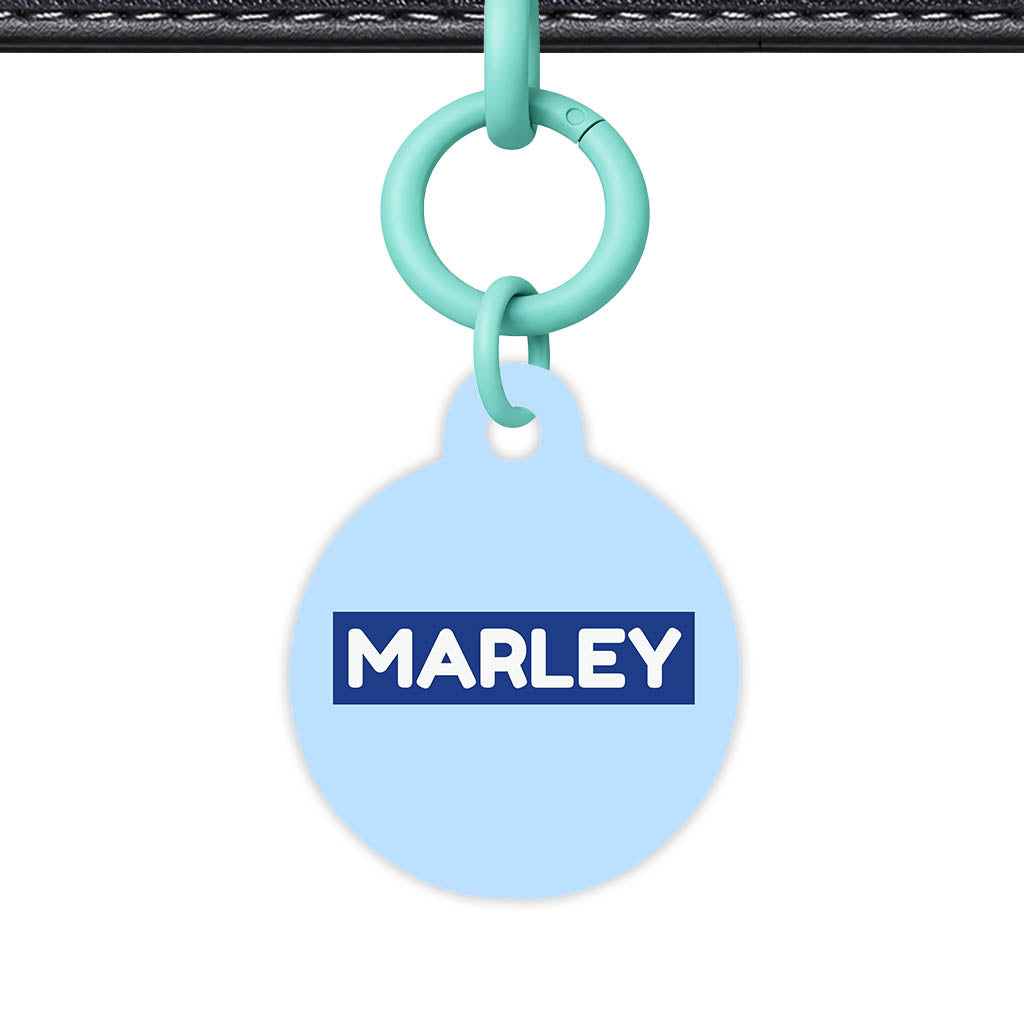 Sky Blue QR Smart Pet Id Tag (Dog Tag & Cat Tag)