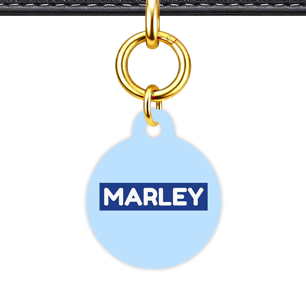 Sky Blue QR Smart Pet Id Tag (Dog Tag & Cat Tag)