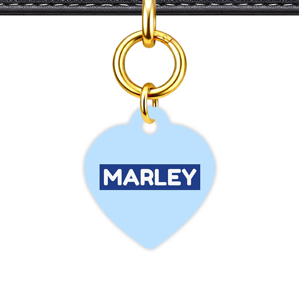 Sky Blue Classic Pet Id | Dogsy & Co