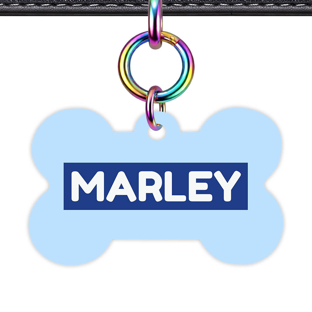 Sky Blue QR Smart Pet Id Tag (Dog Tag & Cat Tag)