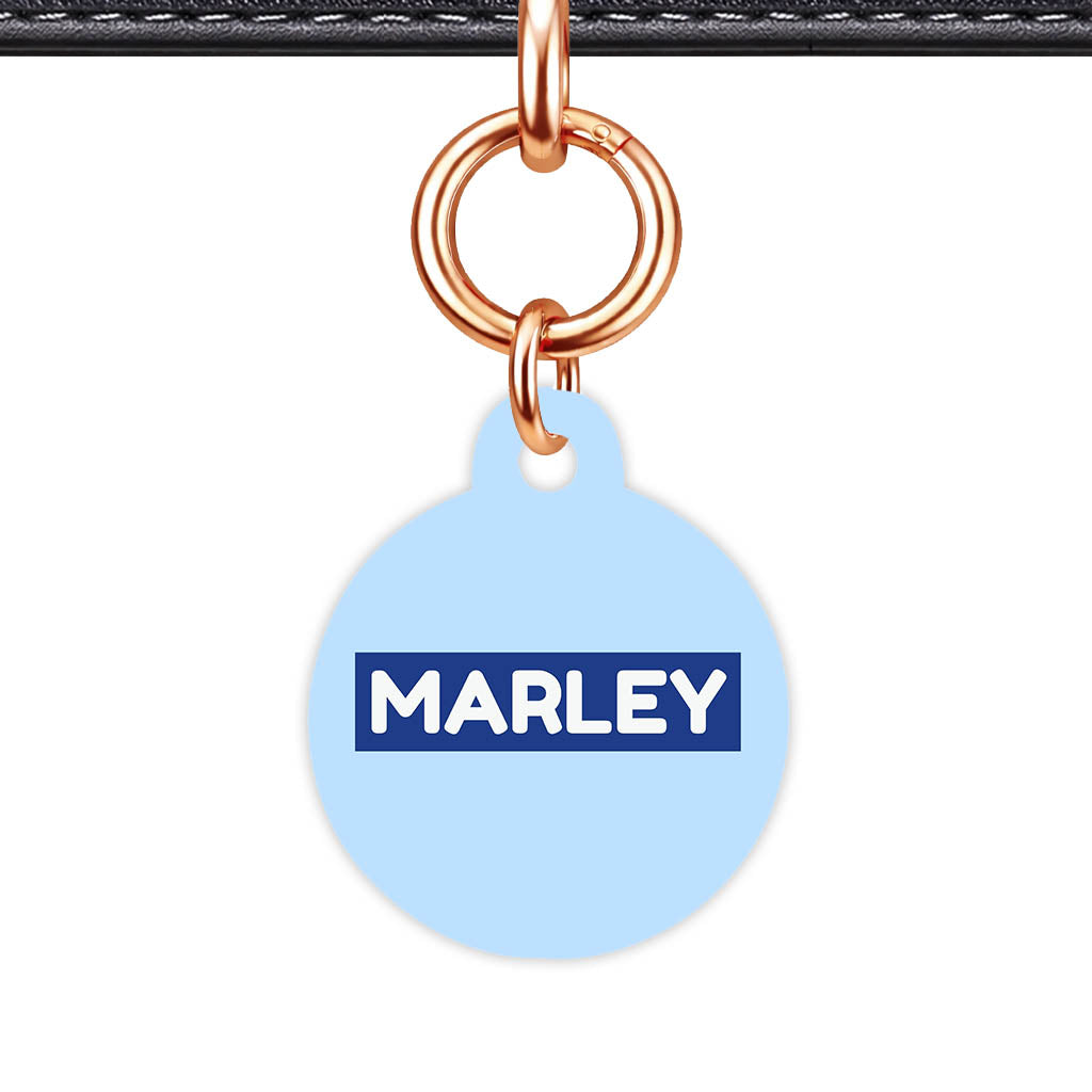 Sky Blue QR Smart Pet Id Tag (Dog Tag & Cat Tag)