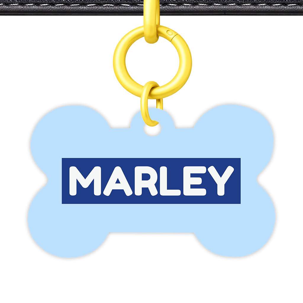 Sky Blue QR Smart Pet Id Tag (Dog Tag & Cat Tag)