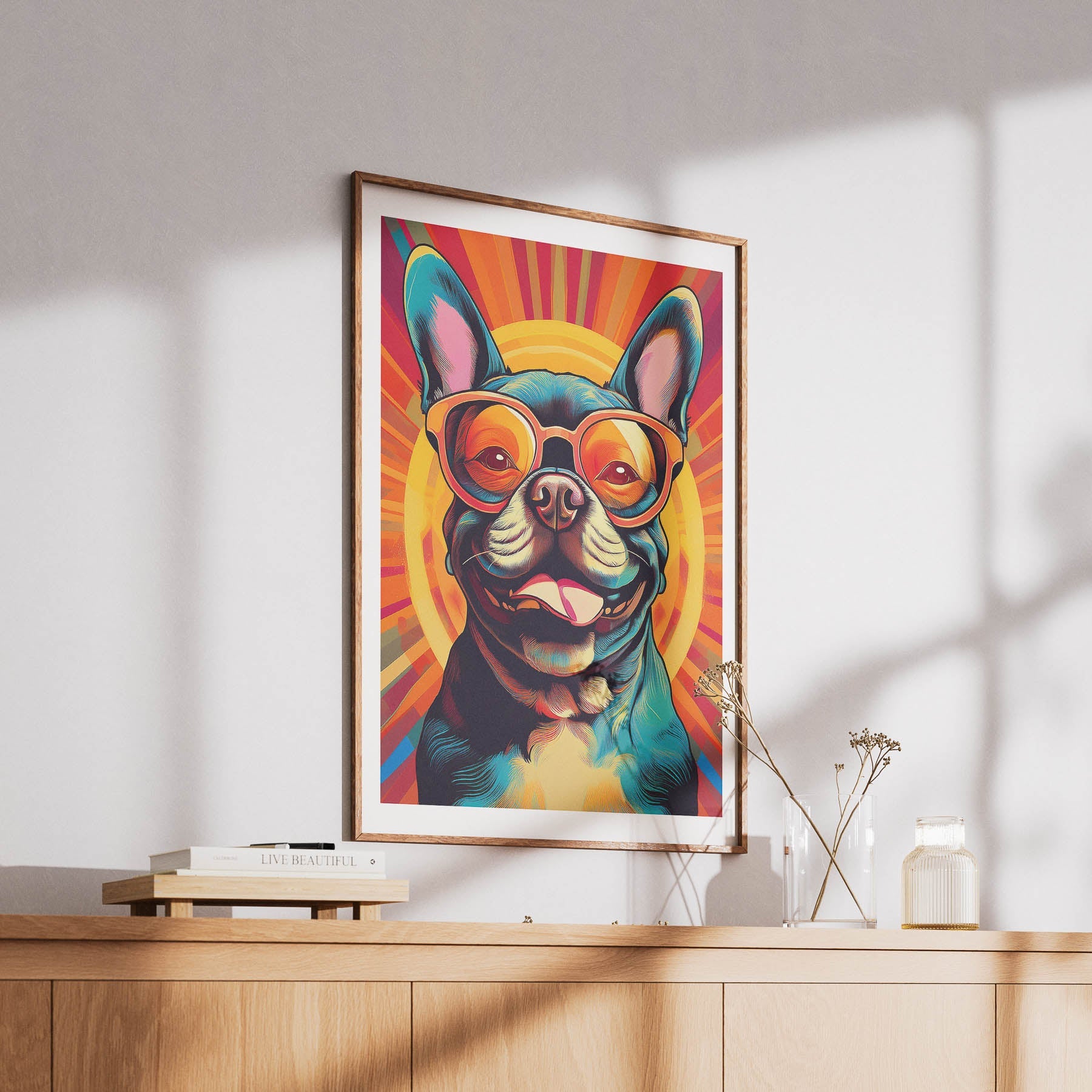 French Bull Dog In Colourful Sunnies 9 image 6