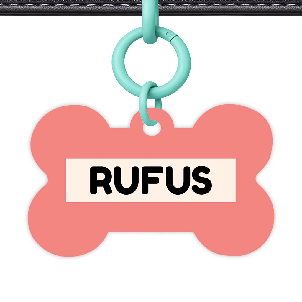 Warm Pink QR Smart Pet Id Tag (Dog Tag & Cat Tag)