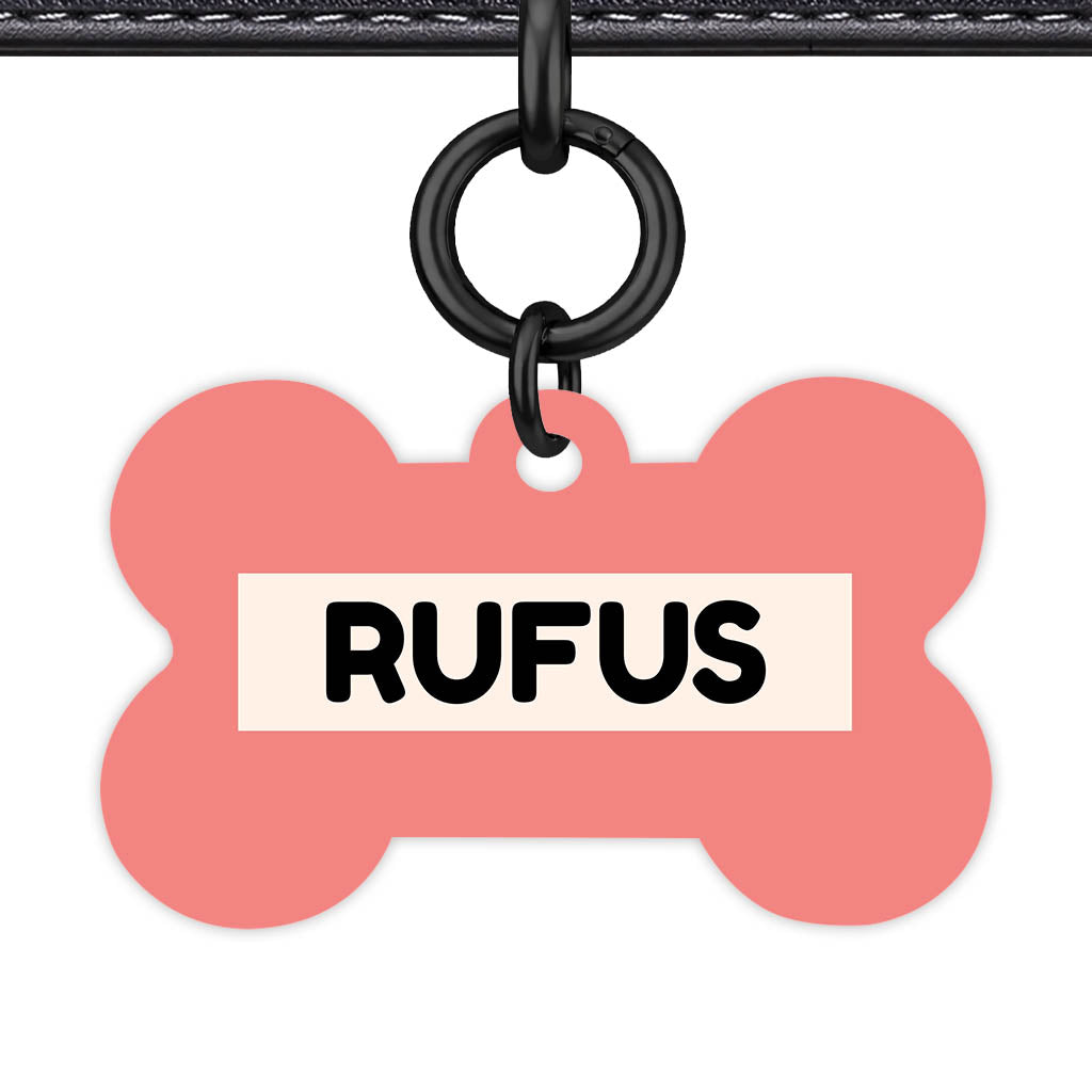 Warm Pink QR Smart Pet Id Tag (Dog Tag & Cat Tag)