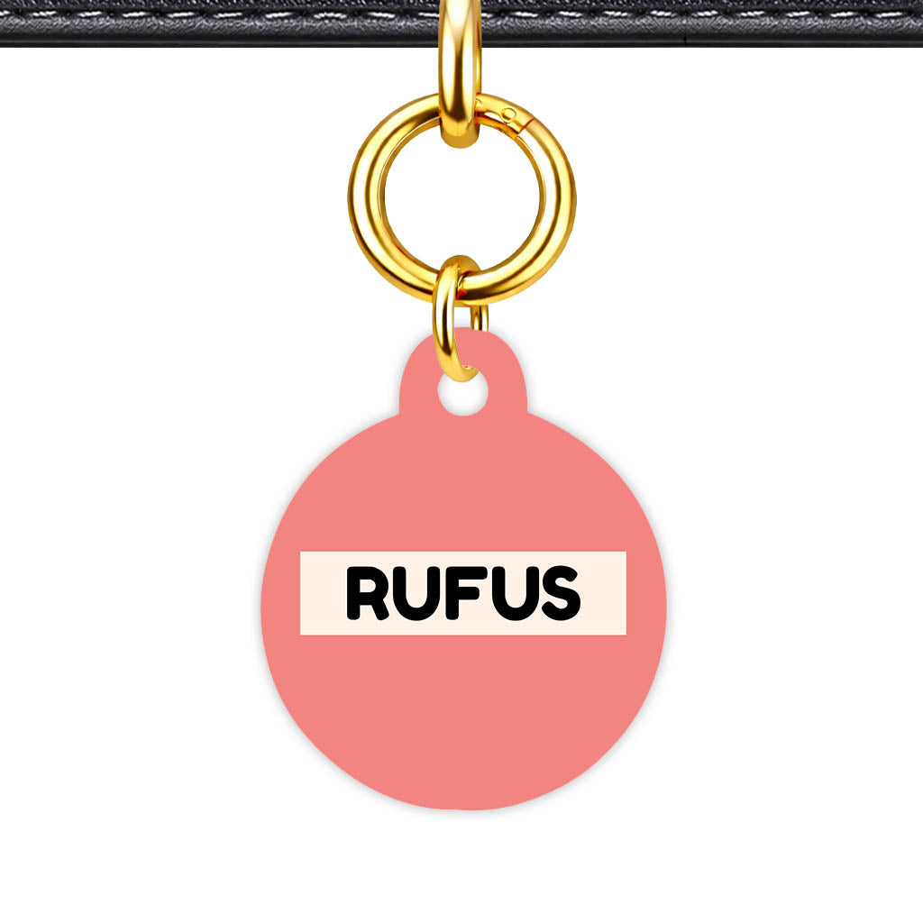 Warm Pink QR Smart Pet Id Tag (Dog Tag & Cat Tag)