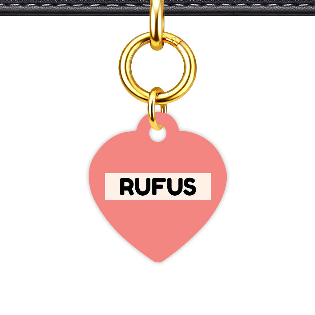 Warm Pink QR Smart Pet Id Tag (Dog Tag & Cat Tag)