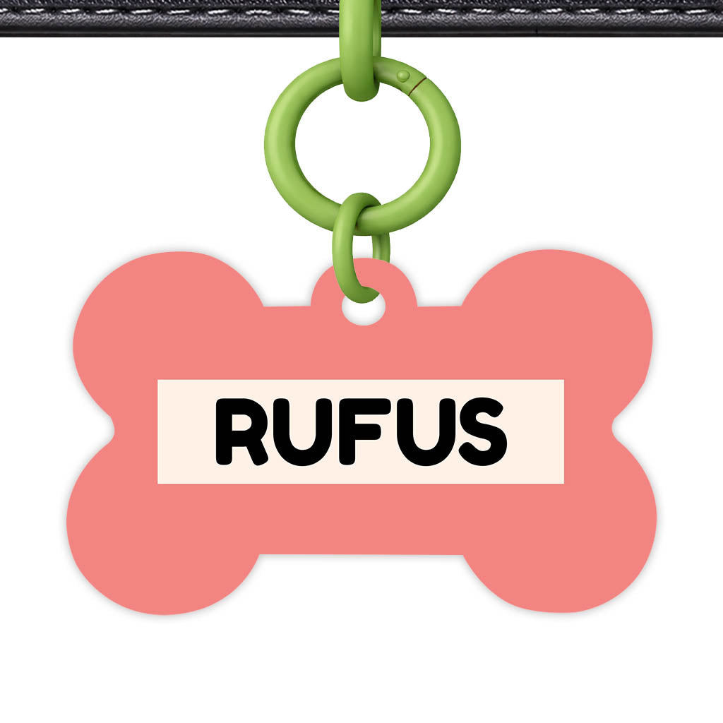 Warm Pink QR Smart Pet Id Tag (Dog Tag & Cat Tag)