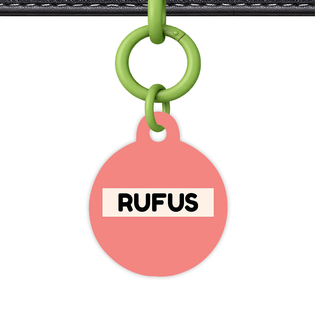 Warm Pink QR Smart Pet Id Tag (Dog Tag & Cat Tag)