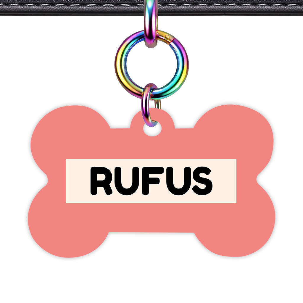 Warm Pink QR Smart Pet Id Tag (Dog Tag & Cat Tag)