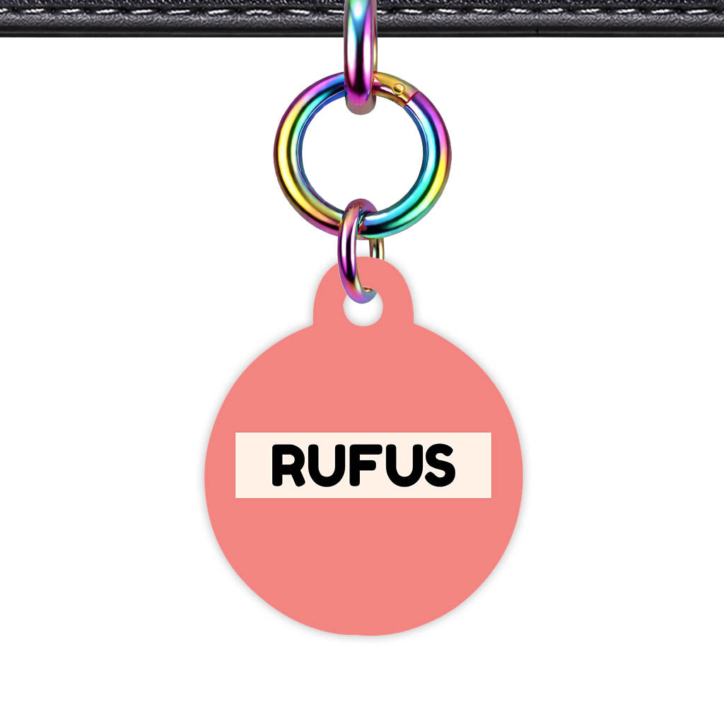 Warm Pink QR Smart Pet Id Tag (Dog Tag & Cat Tag)