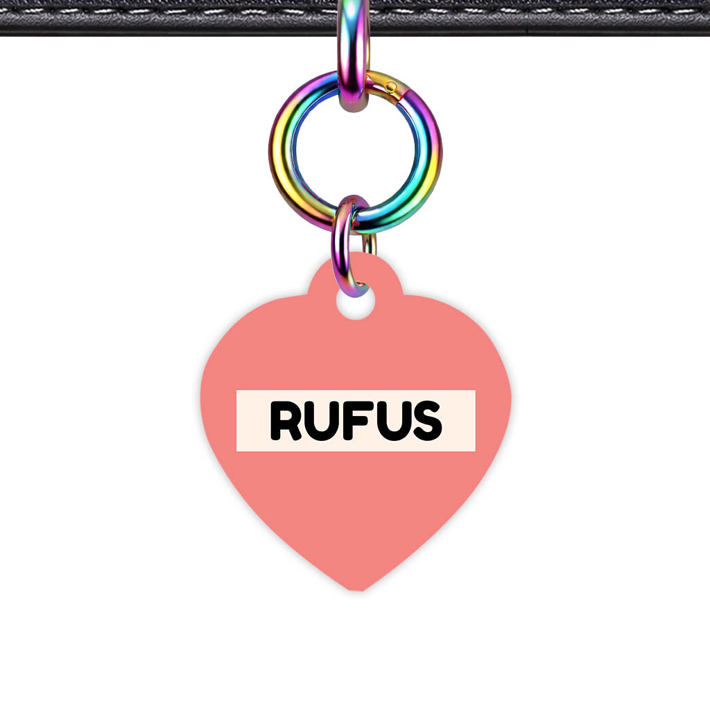 Warm Pink QR Smart Pet Id Tag (Dog Tag & Cat Tag)