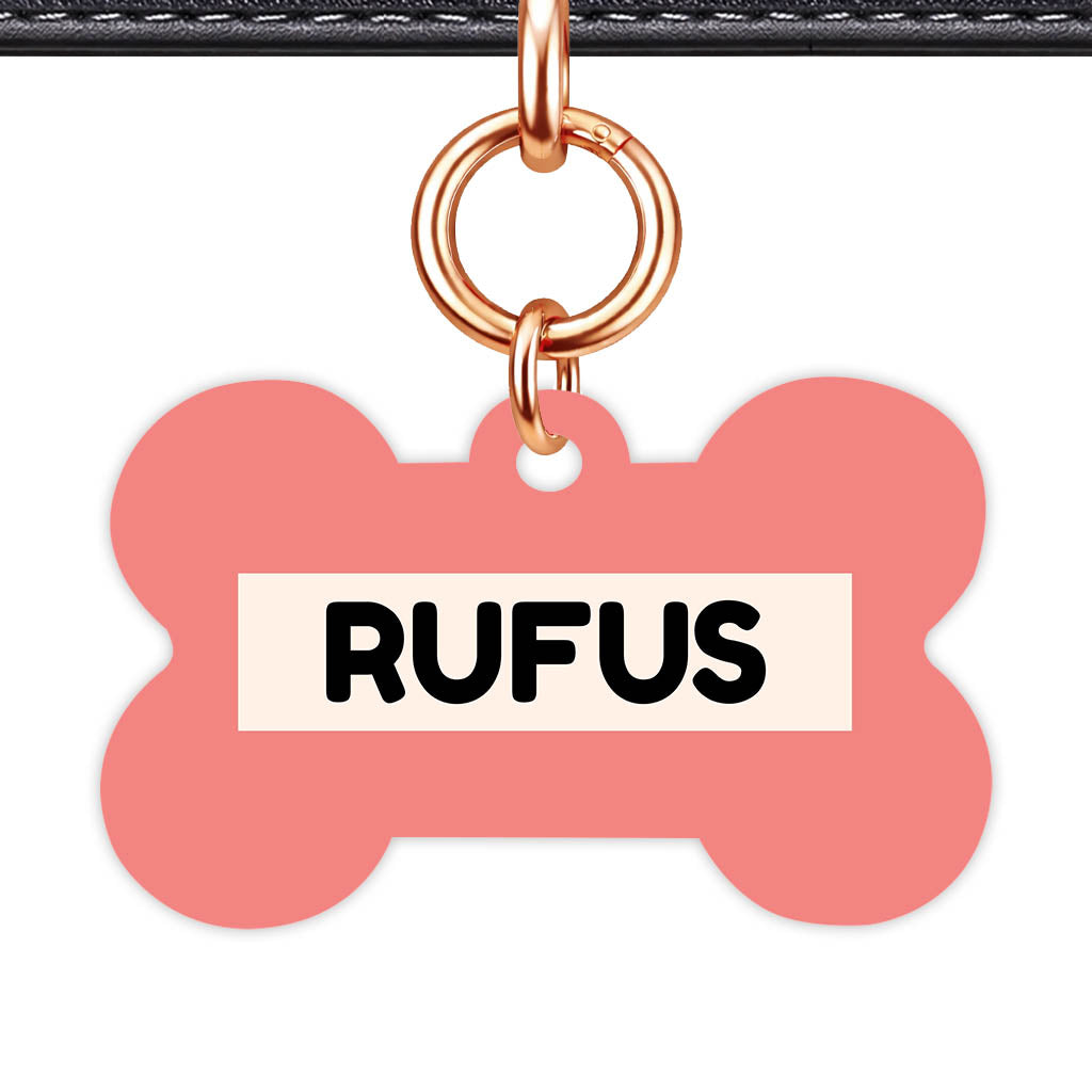 Warm Pink QR Smart Pet Id Tag (Dog Tag & Cat Tag)
