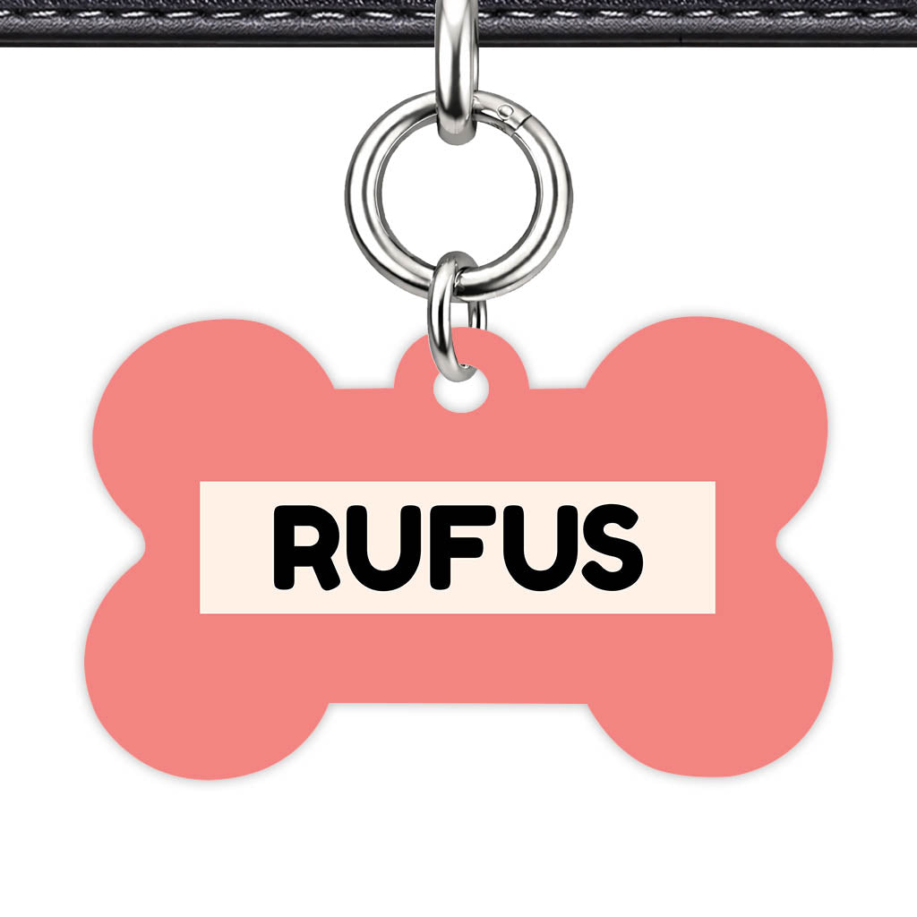 Warm Pink QR Smart Pet Id Tag (Dog Tag & Cat Tag)