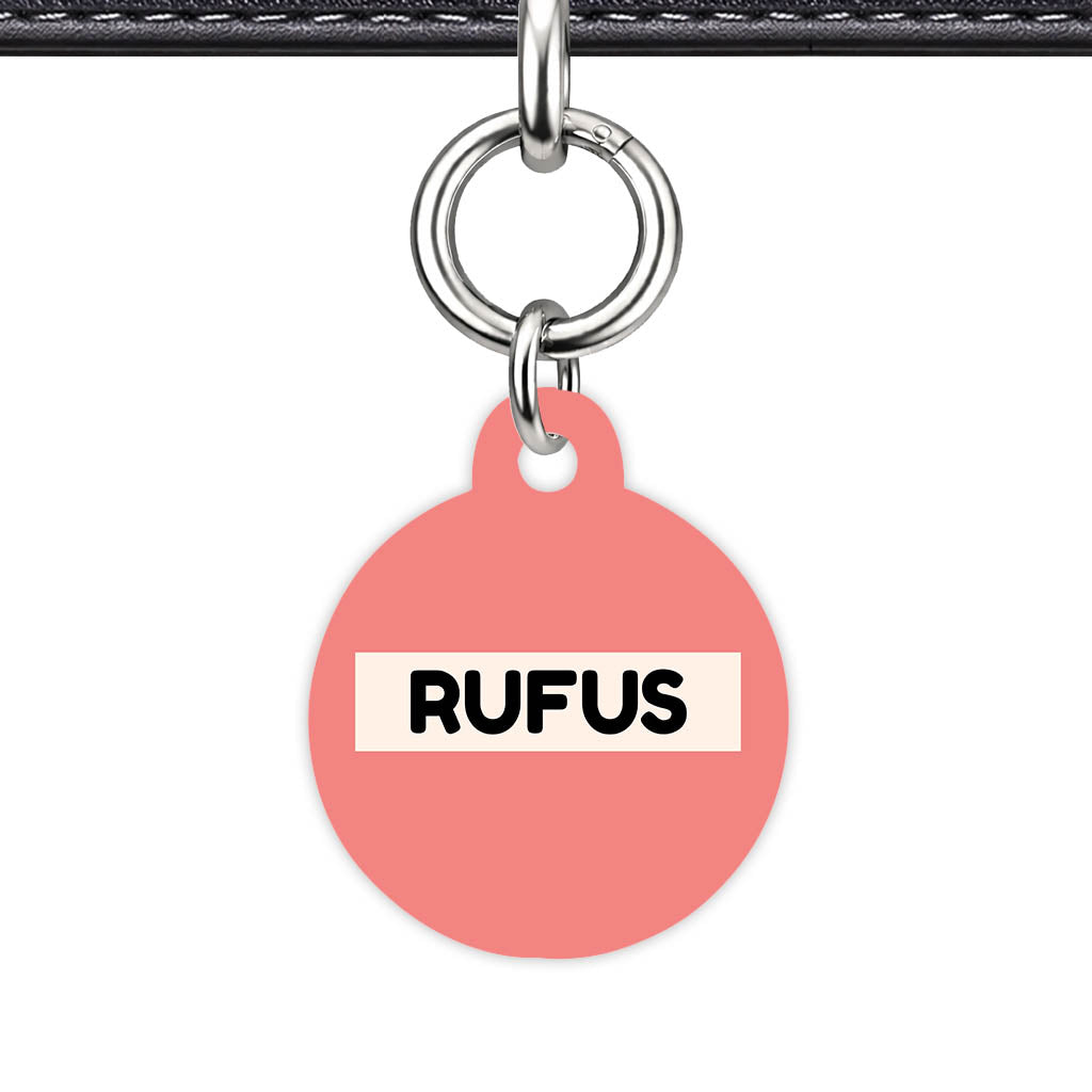 Warm Pink QR Smart Pet Id Tag (Dog Tag & Cat Tag)