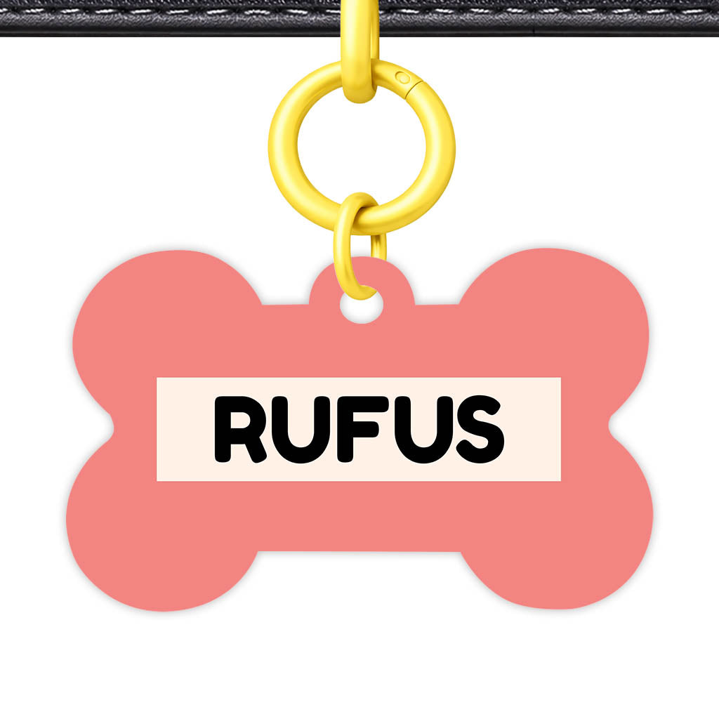 Warm Pink QR Smart Pet Id Tag (Dog Tag & Cat Tag)