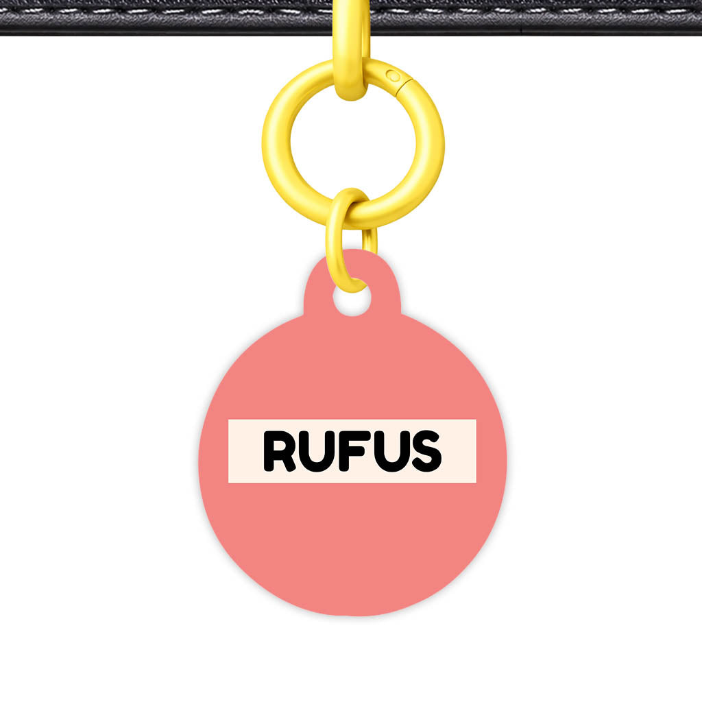 Warm Pink QR Smart Pet Id Tag (Dog Tag & Cat Tag)