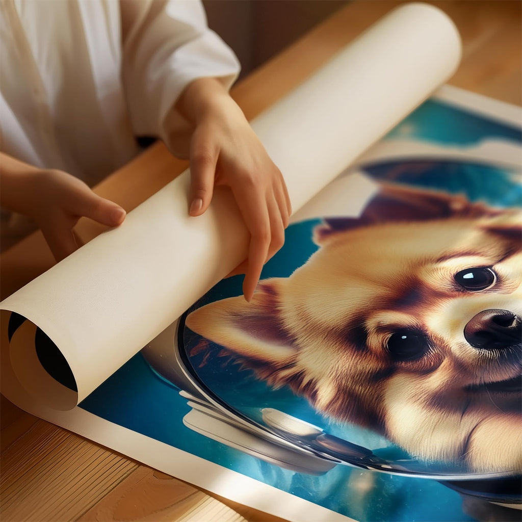 Pomeranian Astronaut Dog Series image 1