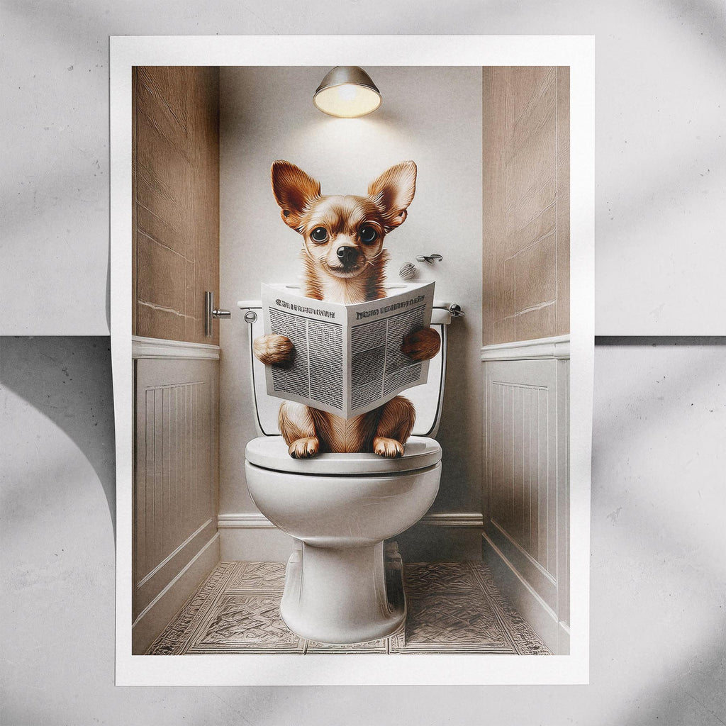Chihuahua Toilet Humour Dog Series 2 image 7