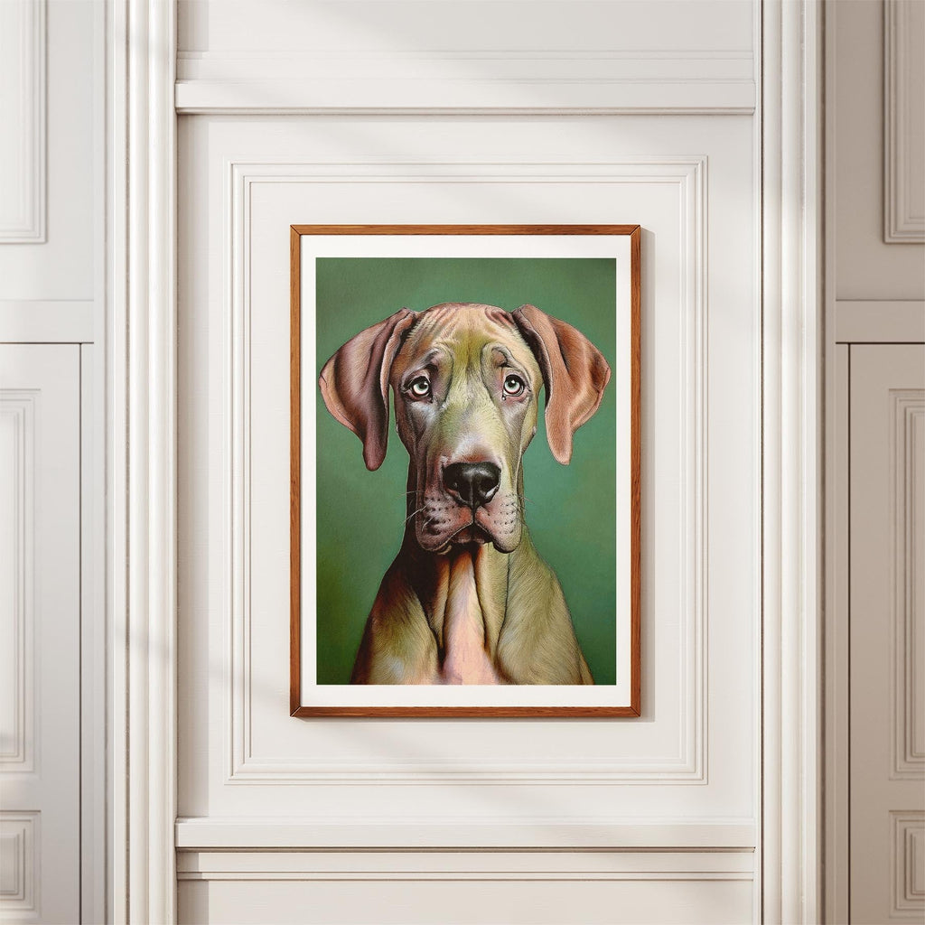 Great Dane Green Painted Series image 3