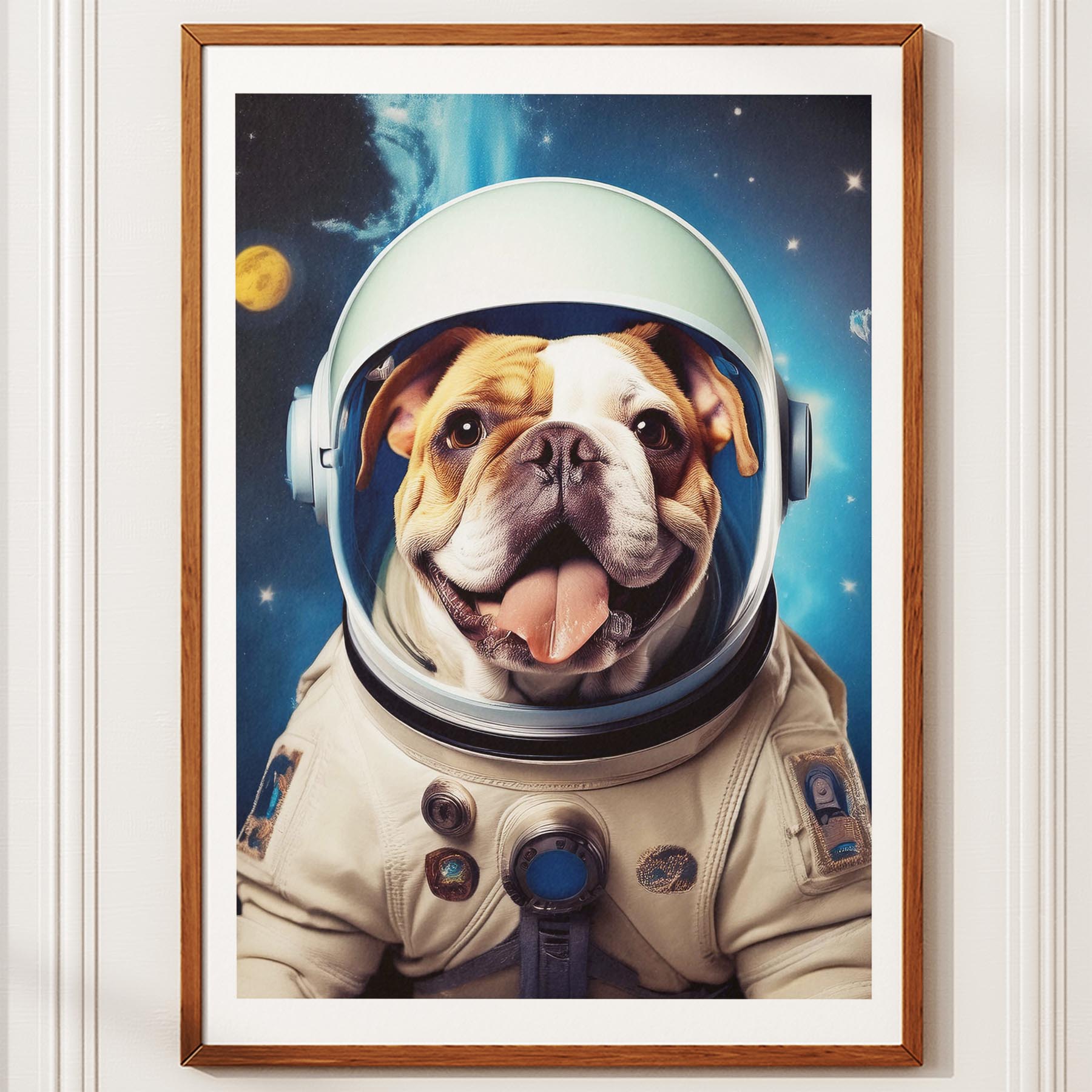 Bulldog Astronaut Dog Series image 10