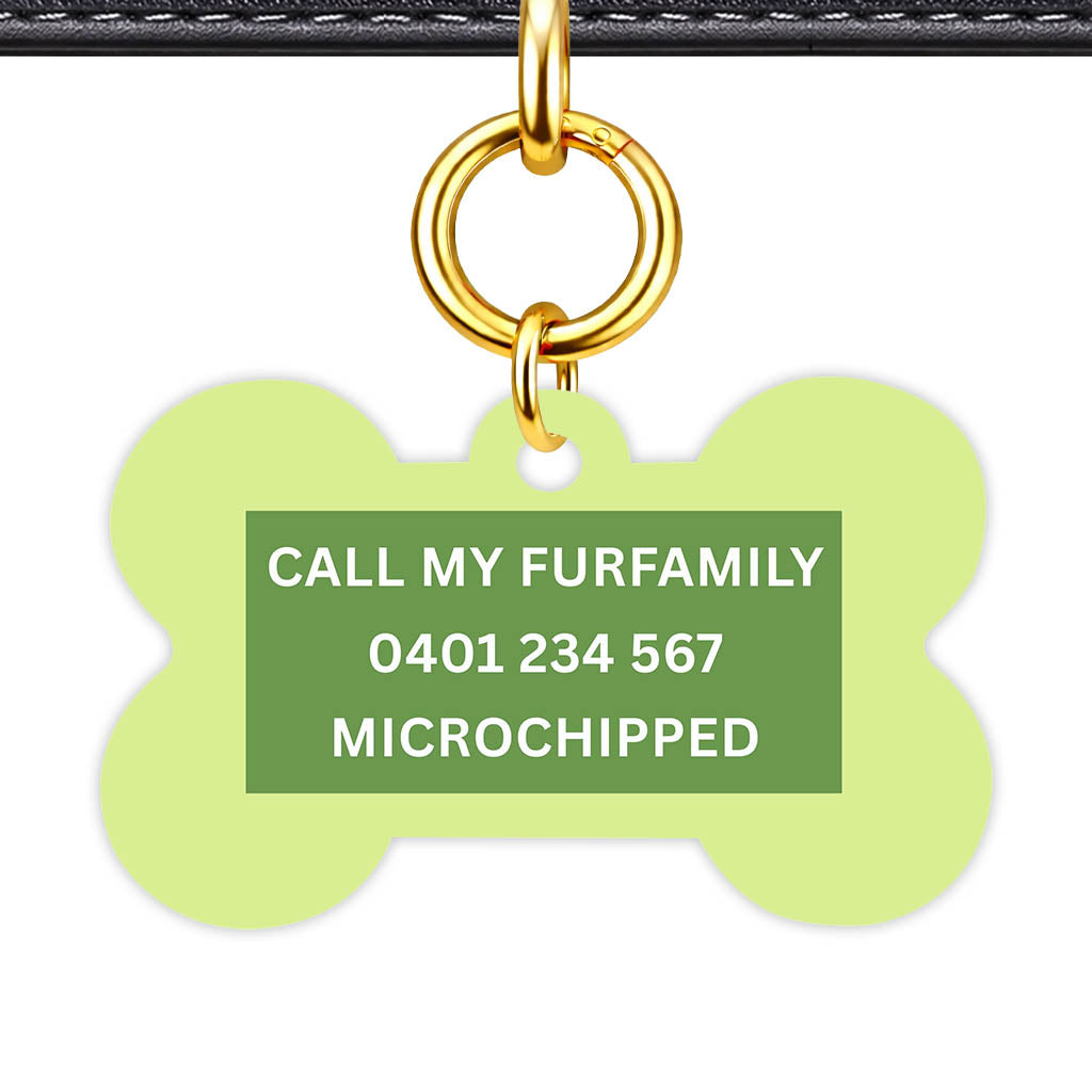 Soft Lime Classic Pet Id - image 12