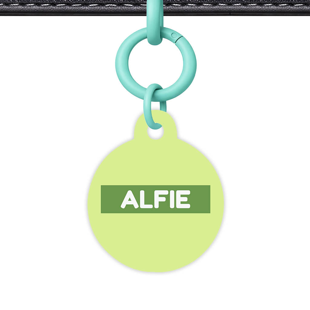 Soft Lime QR Smart Pet Id Tag (Dog Tag & Cat Tag)