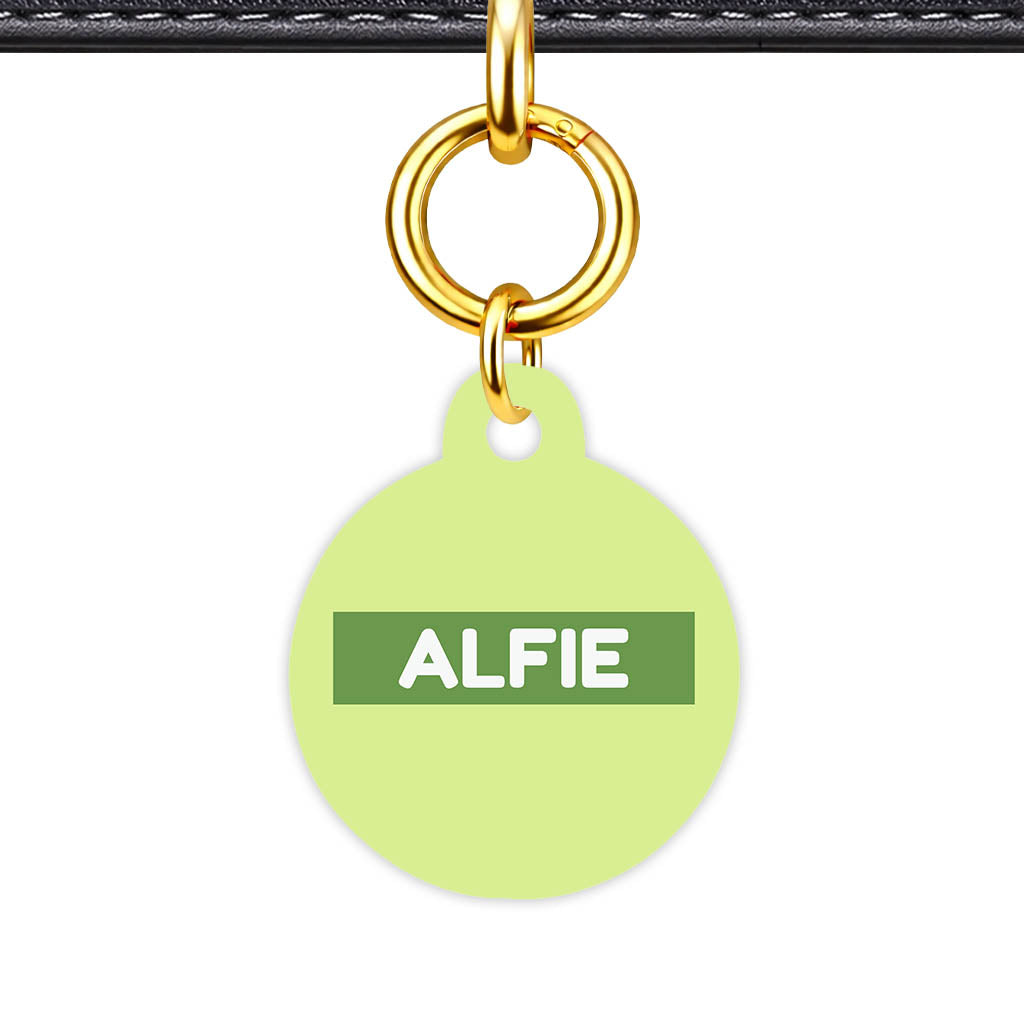 Soft Lime QR Smart Pet Id Tag (Dog Tag & Cat Tag)