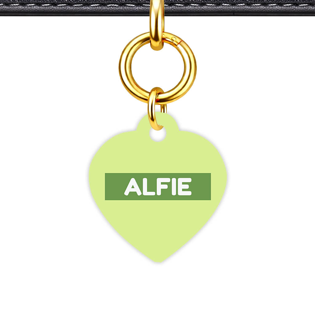 Soft Lime Classic Pet Id | Dogsy & Co