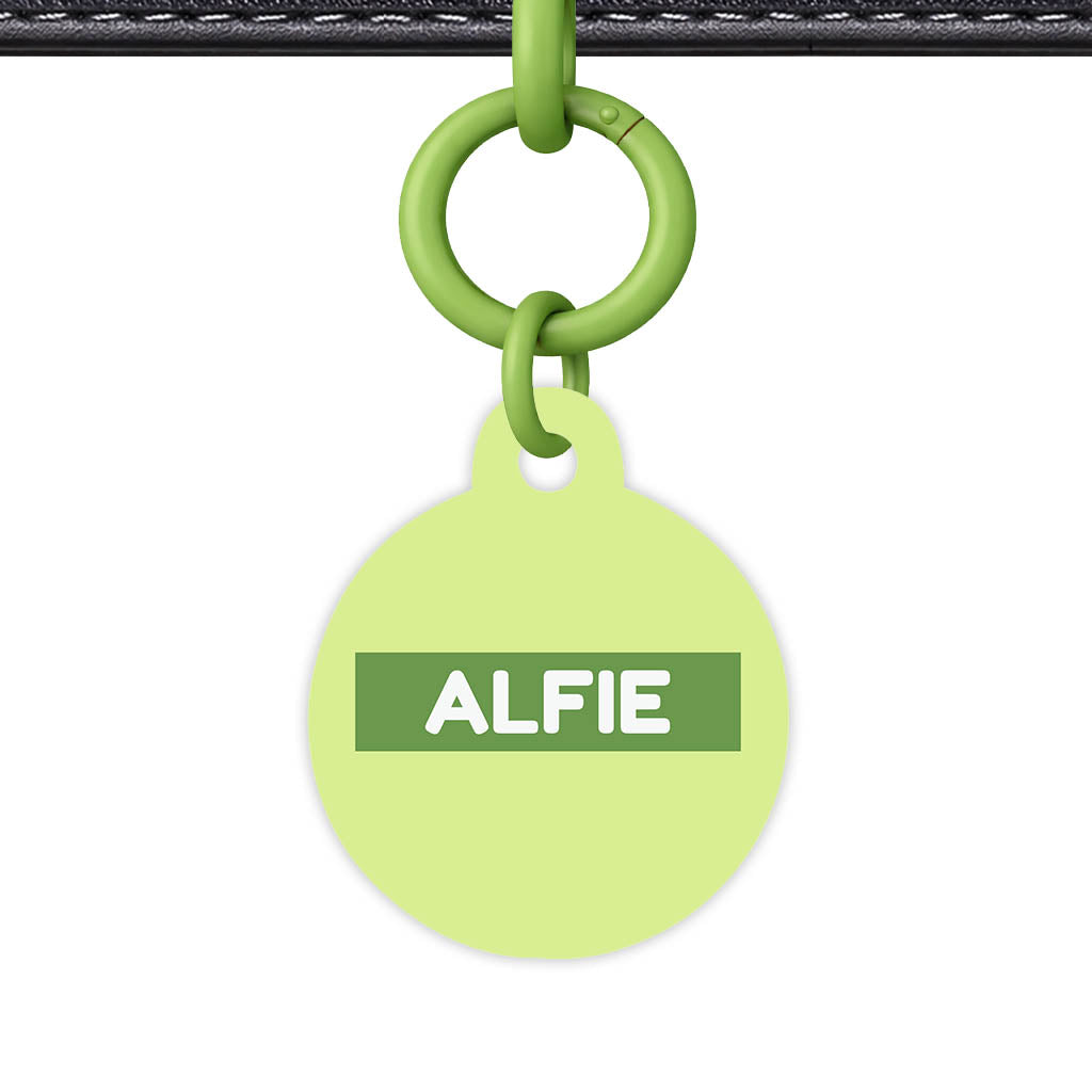 Soft Lime QR Smart Pet Id Tag (Dog Tag & Cat Tag)