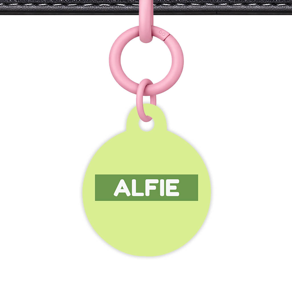 Soft Lime QR Smart Pet Id Tag (Dog Tag & Cat Tag)