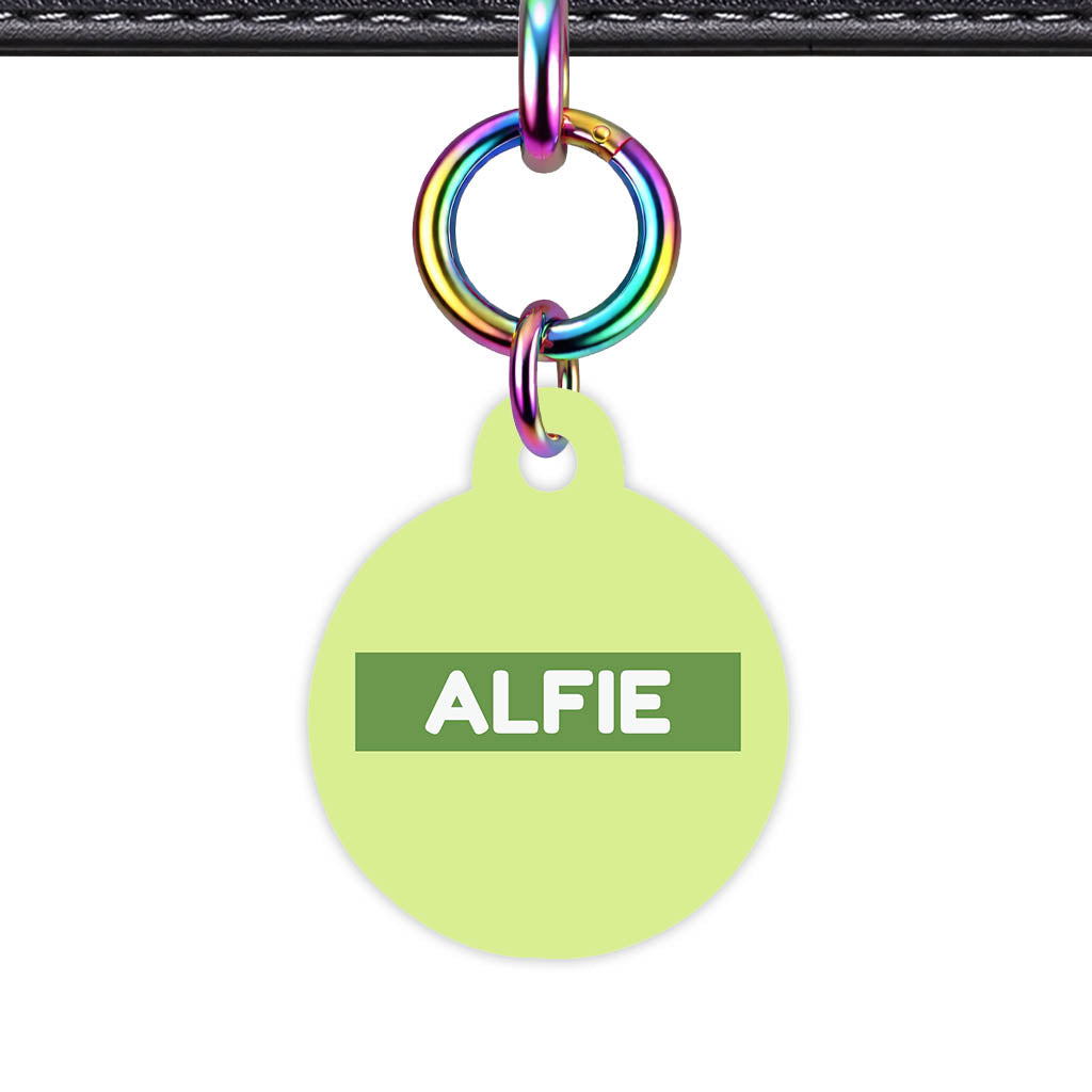 Soft Lime QR Smart Pet Id Tag (Dog Tag & Cat Tag)