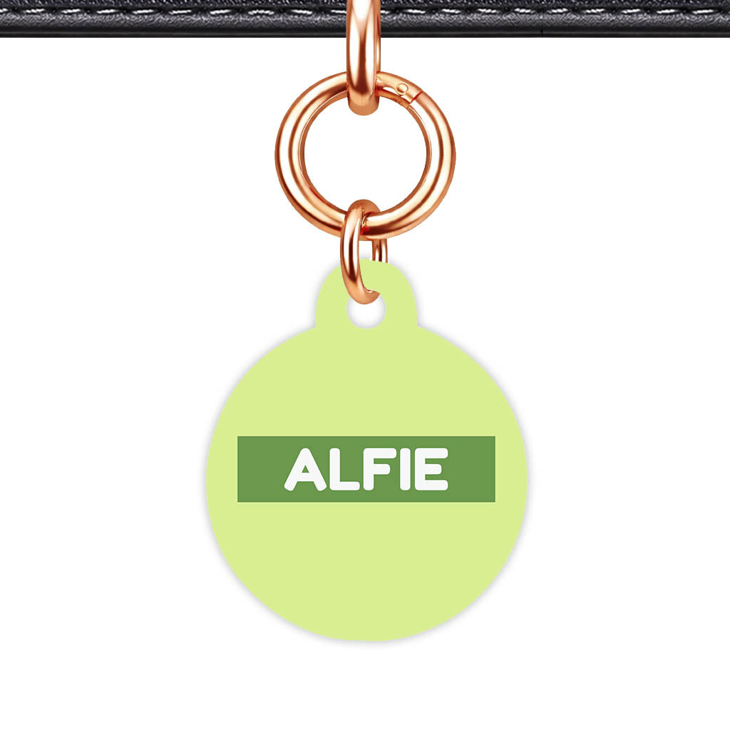 Soft Lime QR Smart Pet Id Tag (Dog Tag & Cat Tag)