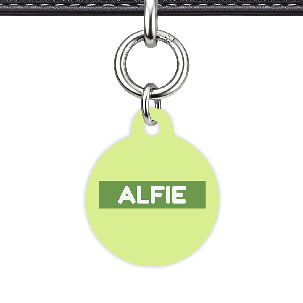 Soft Lime QR Smart Pet Id Tag (Dog Tag & Cat Tag)