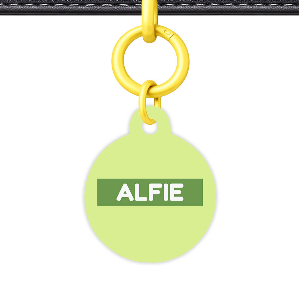 Soft Lime QR Smart Pet Id Tag (Dog Tag & Cat Tag)