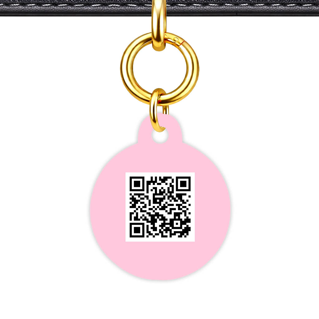 Pale Bue QR Smart Pet Id Tag (Dog Tag & Cat Tag)