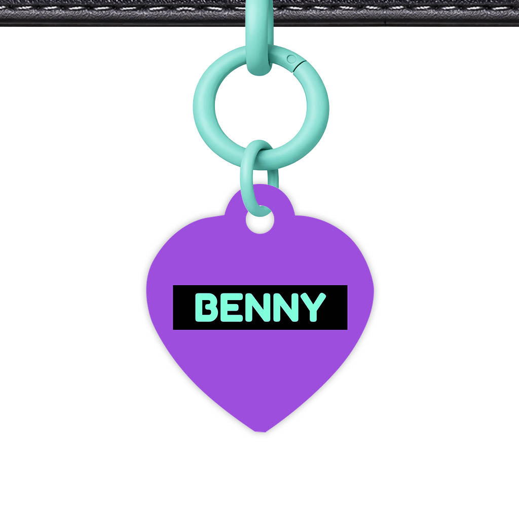Deep Purple Classic Pet Id (Dog Tag & Cat Tag)