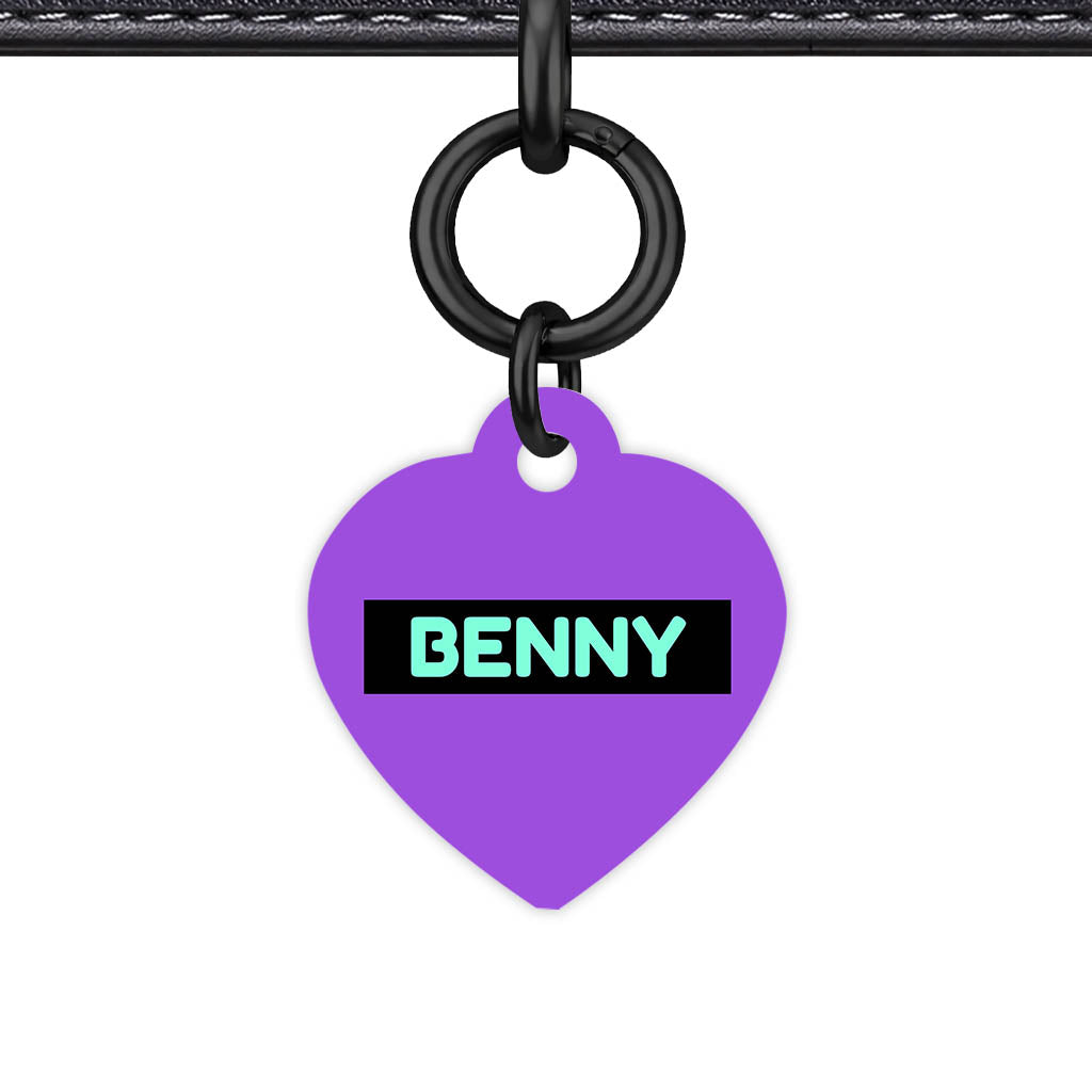 Deep Purple Classic Pet Id (Dog Tag & Cat Tag)