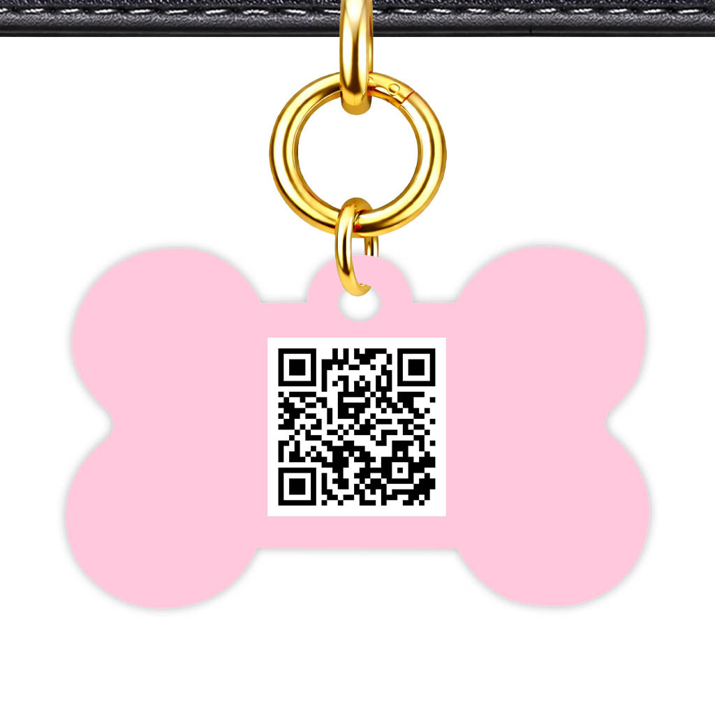 Pale Bue QR Smart Pet Id Tag (Dog Tag & Cat Tag)