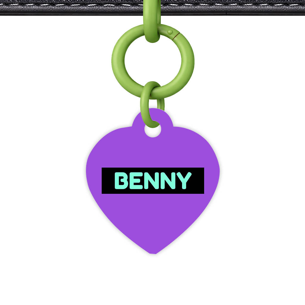 Deep Purple QR Smart Pet Id Tag (Dog Tag & Cat Tag)