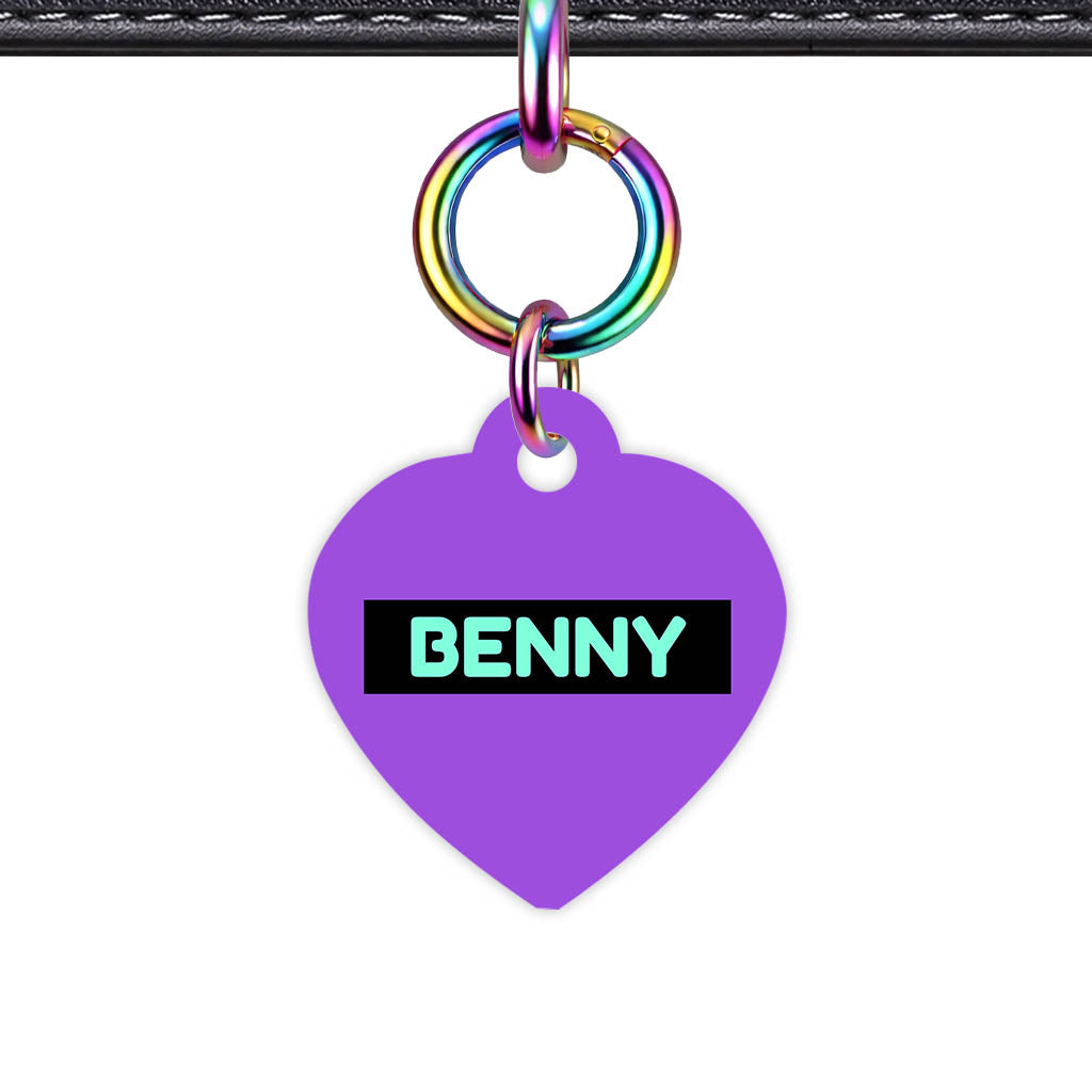 Deep Purple QR Smart Pet Id Tag (Dog Tag & Cat Tag)