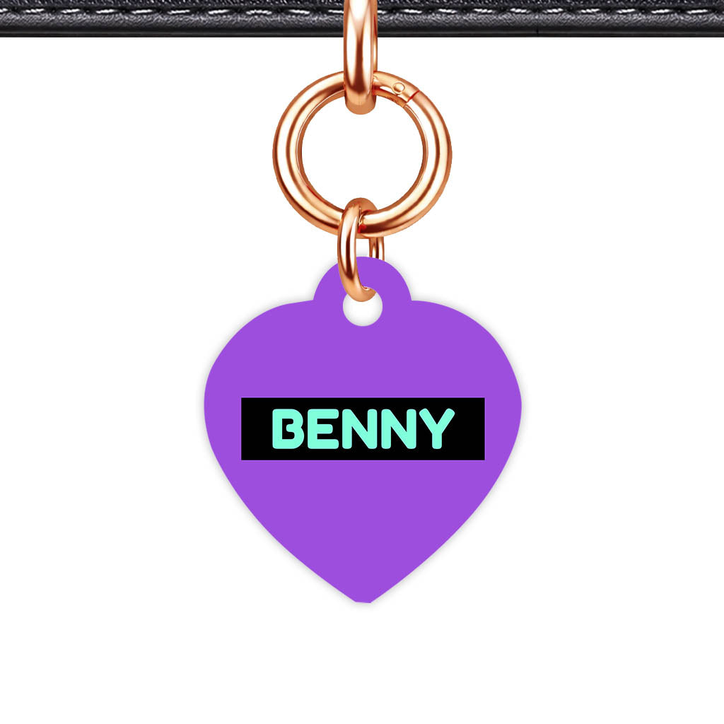 Deep Purple QR Smart Pet Id Tag (Dog Tag & Cat Tag)
