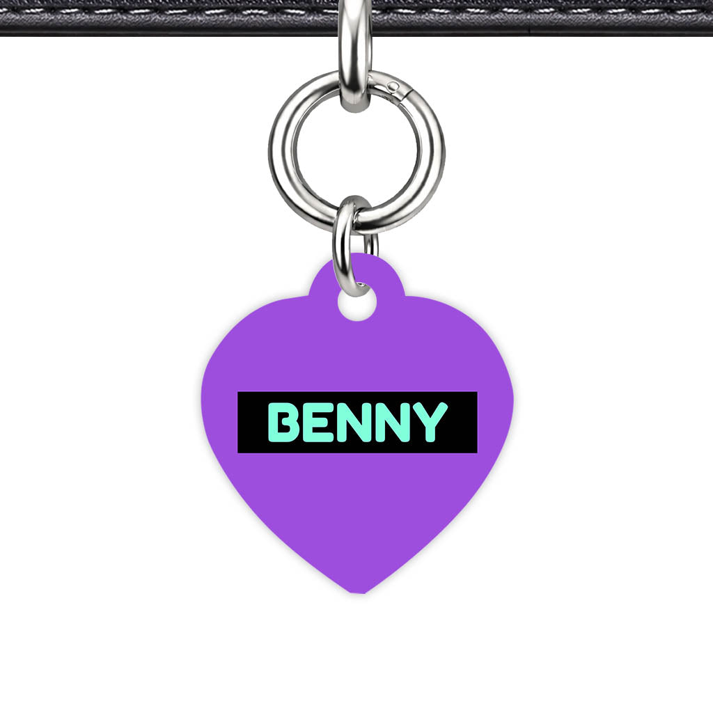 Deep Purple Classic Pet Id (Dog Tag & Cat Tag)