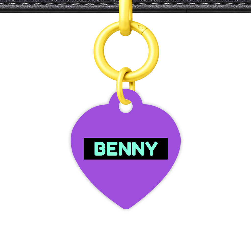 Deep Purple QR Smart Pet Id Tag (Dog Tag & Cat Tag)