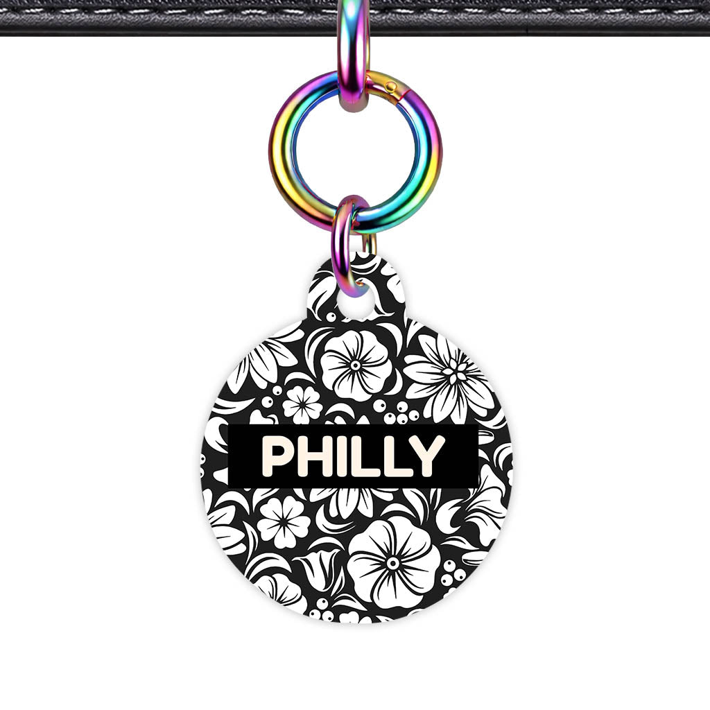 Black and White Flora Classic Pet Id - image 30
